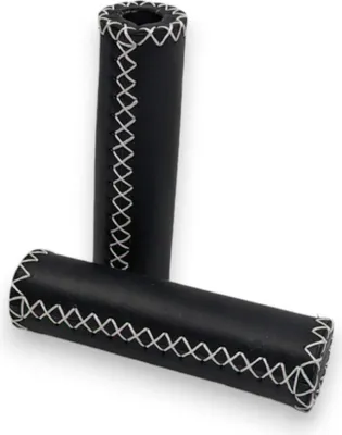 Produktbild von Selle Monte Grappa Echtleder Fahrradgriffe 120 / 120mm Schwarz