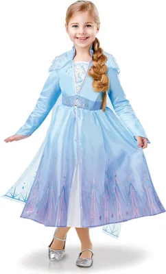 Produktbild von Frozen 2 Elsa Deluxe Die Eiskönigin Kinder Karneval Fasching Kostüm 128