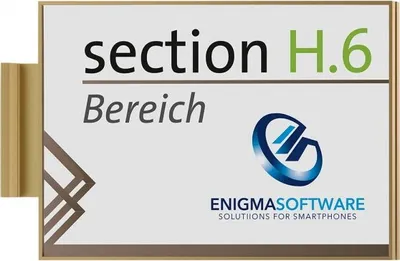 Produktbild von MADRID Bronze Line Fahnenschild DIN A4 quer, Format: 212,5x299,5mmTiefe: 0mm