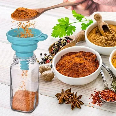 Produktbild von 24-teilig Set glas Kräuterbehälter, 120 ml, rechteckige Kräuterbehälter, Kräutercontainer, Set mit Silikon-Schüssel, Kräuterbox mit Kräuteretiketten, Kochutensilien, Küchenaccessoires, schwarz