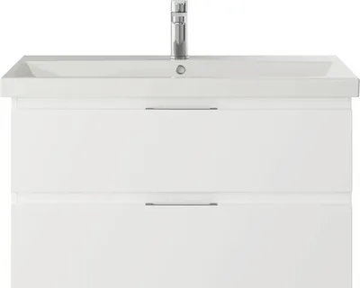 Produktbild von pelipal Waschtischunterschrank Xpressline 4035 BxHxT 86 x 48,2 x 43,5 cm Frontfarbe weiß glänzend 4035.158602