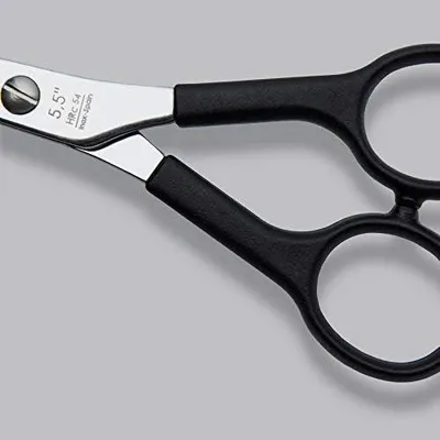 Produktbild von Relax - Friseurschere mit Fingerauflagen, 5,5“, schwarz