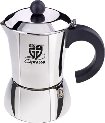 Produktbild von GRÄWE Espressokocher aus Edelstahl für 4 Tassen