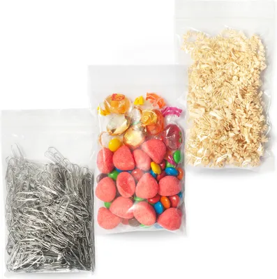Produktbild von 500x Druckverschlussbeutel 40x60 mm 50 my LDPE ZIP Beutel Schnellverschlussbeutel