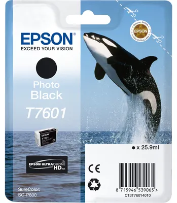 Productafbeelding van Epson C13T76014010, Epson inktpatroon, fotozwart, type T7601