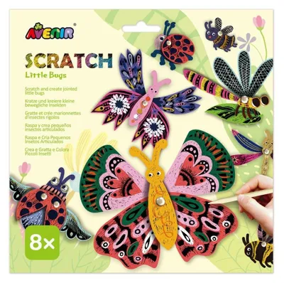 Obrázok produktu pre Wydrapywanki Małe Robaczki