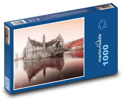 Zdjęcie produktu dla Puzzle 1000 Piękny Zamek na Wodzie - martinpuzzle