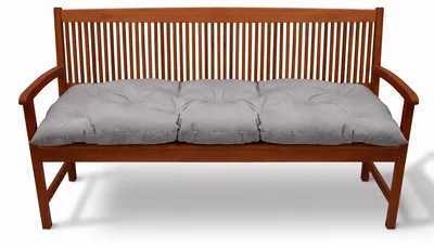 Produktbild von Beautissu Bankauflage Flair BK Hellgrau 100x50x8 cm Sitzkissen Polsterauflage