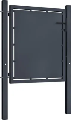 Zdjęcie produktu dla vidaXL Bramka ogrodowa stalowa 100 x 75 cm antracytowa