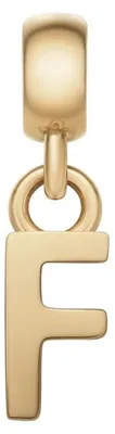 Immagine prodotto di Ciondolo placcato in oro, con lettera "F", collezione DW00400489