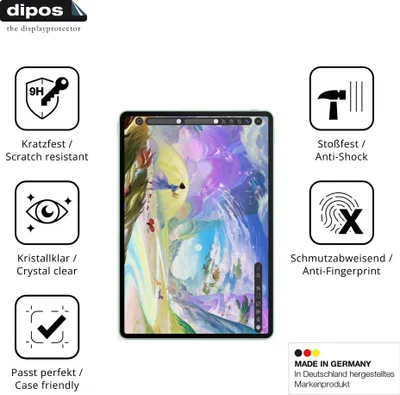 Immagine prodotto di 2x Pellicola Protettiva per Huawei MatePad 11.5 2026 Protezione Vetro Flessibile 9H dipos
