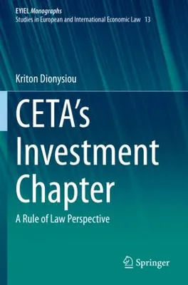 Produktbild von CETA's Investment Chapter