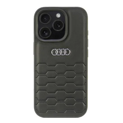 Obrázok produktu pre Audi Syntetická koža na Iphone 16 Pro 6,3" čierna/čierna Pevné puzdro Au-Tpupcip16P-Gt/D2-Bk