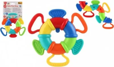 Immagine prodotto di Sonaglio/boccaletto/anello in plastica/silicone 15cm 6m+