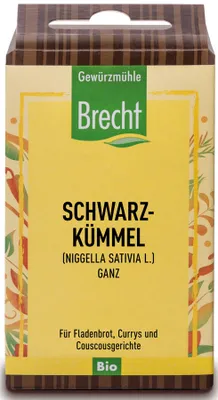 Produktbild von Brecht Gewürzmühle Schwarzkümmel ganz Nachfüllpackung,