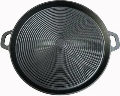 Image de Plat Grill BAUMALU, Fonte Émaillée, 34 cm, Cuisson Saine