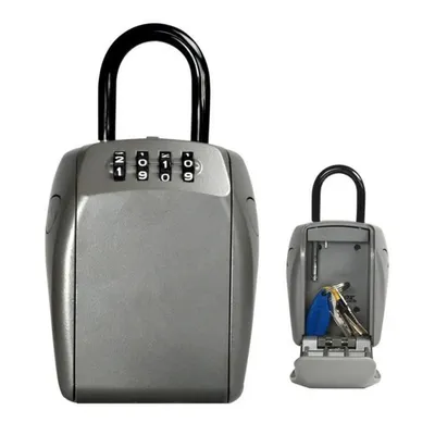 Produktbild von MASTER LOCK Schlüsseltresor mit Bügelhalterung [Large] [Wetterfest] [Bügel] - 5414EURD - Schlüsselsafe
