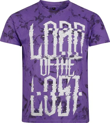 Produktbild von Lord Of The Lost T-Shirt Herren Pixel Hepta lila/schwarz M