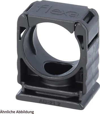 Immagine prodotto di FLEXA FSHB Supporto per tubo flessibile con coperchio per tubi flessibili con diametro esterno di 15,8 mm per tubi corrugati AD 15,8 mm - 1 pezzo