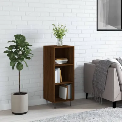 Zdjęcie produktu dla vidaXL Kredens brązowy dąb 34,5x32,5x90 cm materiał drewnopochodny