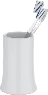 Produktbild von WENKO Zahnputzbecher SLOPE WHITE