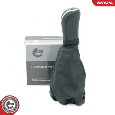 Obrázok produktu pre ESEN SKV hlavica radiacej páky, chróm/čierna, 6-stupňová, vhodná pre MERCEDES-BENZ trieda C sedan (W203) a trieda C kombi (S203)