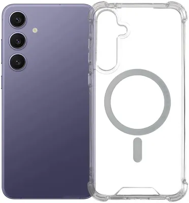 Obrázok produktu pre Puzdro MagSafe pre Samsung Galaxy S25 Plus/S24 Plus - Zadný kryt Phonesta Shockproof - Priehľadné