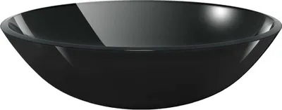 Produktbild von vidaXL Waschbecken Hartglas 42 cm schwarz