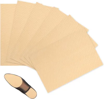 Imagen del producto de Suelas antideslizantes para zapatos, 6 unidades, de goma, autoadhesivas, para reducir el ruido