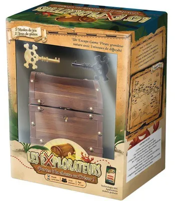 Productafbeelding van Spel voor het hele gezin: Schatzoektocht "De Explorateurs", voor 1 tot 20 spelers, vanaf 7 jaar, van Topi Games