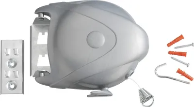 Produktbild von WENKO Wäsche Leine Jumbo bis 15 M Kunststoff mit Automatik Trockner ausziehbar