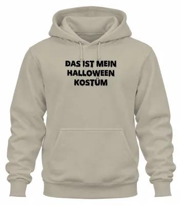 Obrázek produktu pro Tohle je můj halloweenský kostým Funny Saying Disguise Scary Uni mikina s kapucí, Nature, L