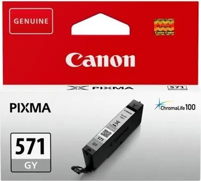 Image de Cartouche d'encre CANON CLI-571GY, Gris, Compatible MG5750, MG6850, MG7750