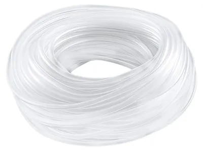 Zdjęcie produktu dla Wąż silikonowy - 4 x 6 mm - Przezroczysty - 10 m - Do akwarium i pompy powietrza