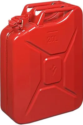 Image de Jerrican 20L métal rouge homologué UN- &