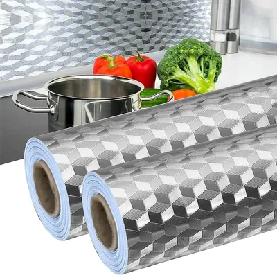 Produktbild von 2 Stück  Küchentapete 40cmx500cm Selbstklebende Wasserdicht