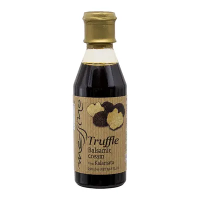 Messino Trüffel Balsamico Creme 250 ml Flasche auf weißem Grund