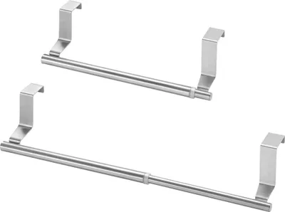 Produktbild von metaltex Handtuchhalter ausziehbar Edelstahl