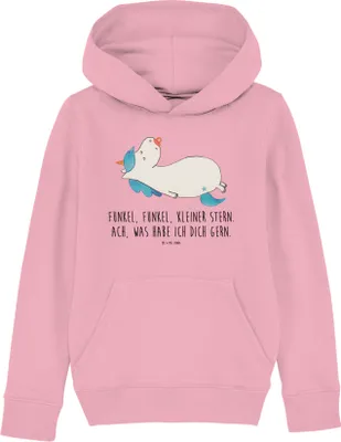 Produktbild von Mr. & Mrs. Panda Kinderpullover Einhorn Schnuller 9-11 Jahre (134/146) - Baumwolle Pink - Geschenk, Einhörner, Kapuzenpullover, Hoodie, Sweatshirt, Geburtstag, Sweater, Baby