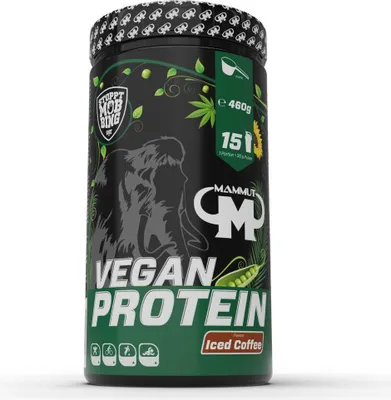 Produktbild von Mammut Nutrition - Vegan Protein - 460 g Dose, 1 x 460 g Dose, Geschmack: Iced Coffee