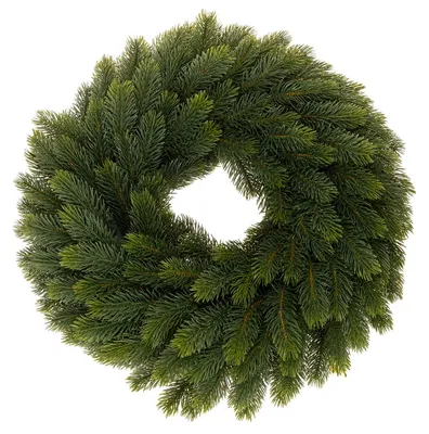 Produktbild von Künstlicher Tannenzweige Kranz für weihnachtliche Dekoration