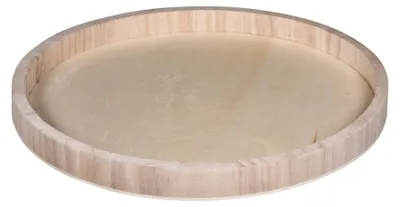 Productafbeelding van Houten dienblad met een diameter van 30 cm