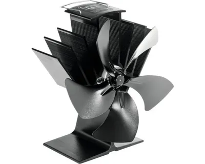 Produktbild von Kaminofenventilator Aduro wärmebetrieben schwarz