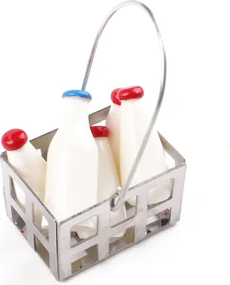 Produktbild von Milch Miniatur Flasche | Puppenhaus Kühlschrank Zubehör