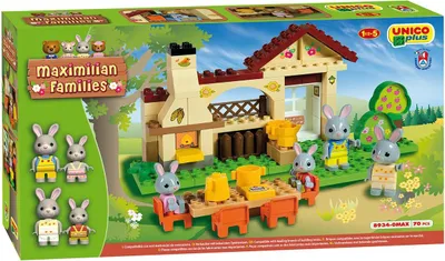 Image de Unico Plus - Jeu de construction Maximilian Families « Barbecue dans le jardin » - Compatible - 70 pièces