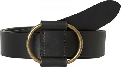 Image de Ceinture en cuir pour femme PCPILJA 17076887 Noir, 90 cm