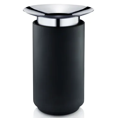 Produktbild von Blomus Luna Gel-Feuerstelle mit Löscher Schwarz, Gartenlicht, Gelfeuerstelle, Licht, Lampe, 24 cm, 65390