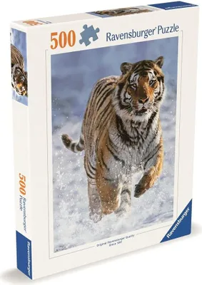 Image de Tigre dans la neige 500 pièces