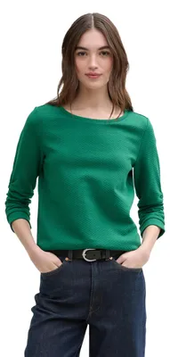 Image de TOM TAILOR - Sweat-shirt en denim pour femmes