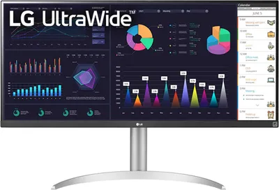 Produktbild von LG 34WQ650-W Monitor komputerowy 86,4 cm (34") 2560 x 1080 pikseli 4K Ultra HD LCD Czarny